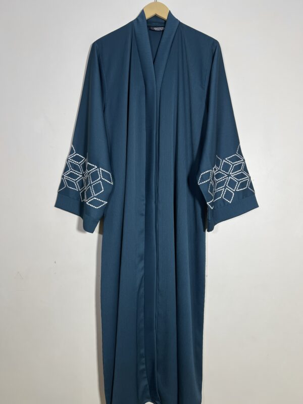 Teal Blue – Sapphire Luxe Abaya HJ1290