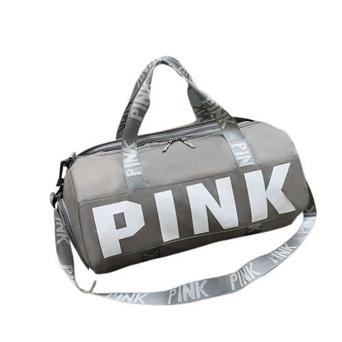 PINK Black Duffel Bag – Gym & Travel Bag