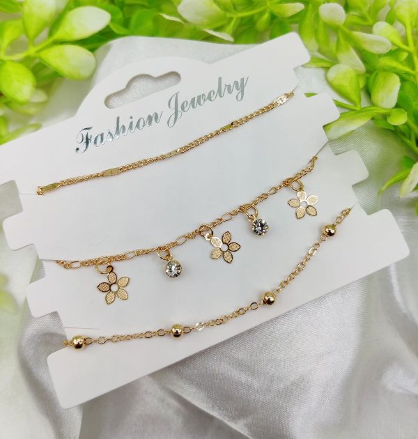 Triple-Layer Adjustable Bracelet (Random Set)