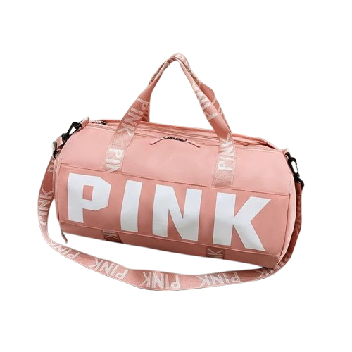 PINK Black Duffel Bag – Gym & Travel Bag