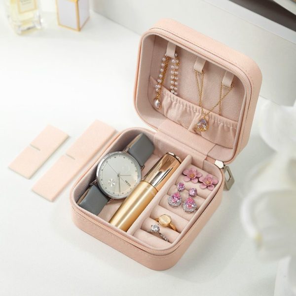 Compact Travel Jewelry Box – Random Color (3 pcs)