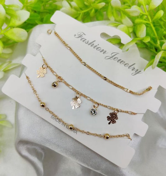 Triple-Layer Adjustable Bracelet (Random Set)
