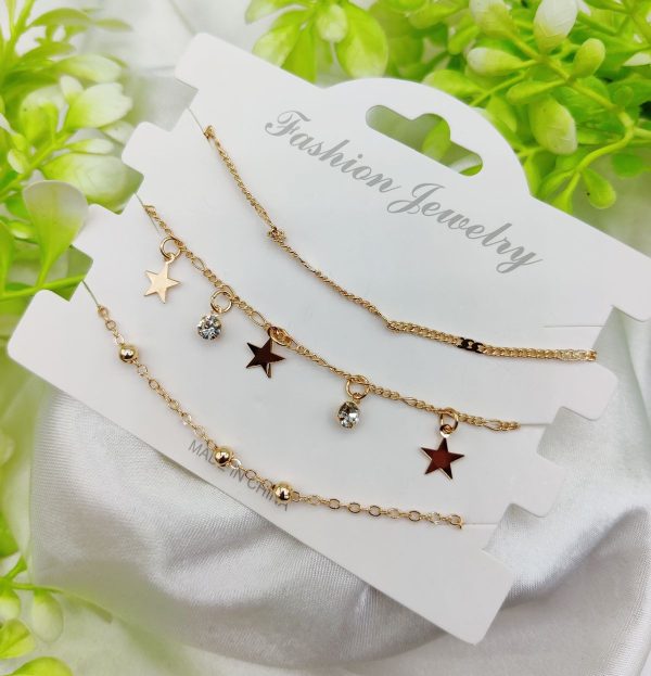 Triple-Layer Adjustable Bracelet (Random Set)